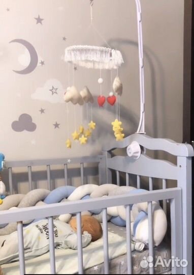 Косичка в кроватку 4 слойное плетение