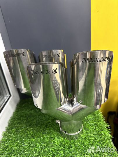 Насадки двойная на глушитель Akrapovic