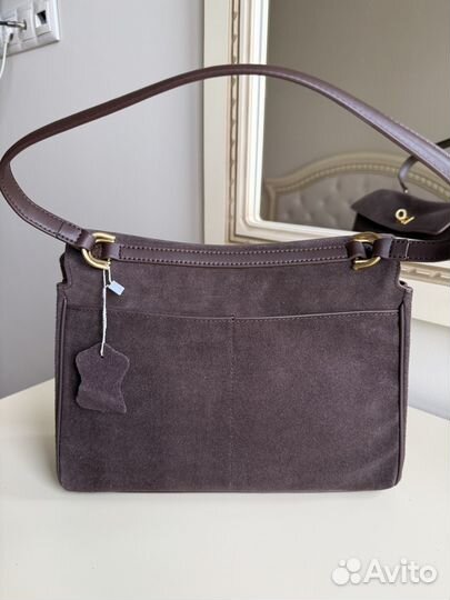 Сумка в стиле Balenciaga rodeo натуральная замша