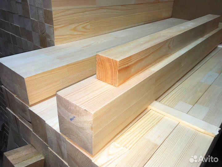 Строганный брус камерной сушки 140х140мм, гост