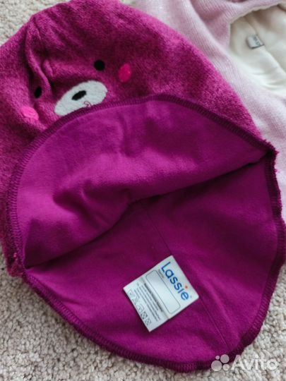 Шапки для девочки 3 - 5 лет (5шт)