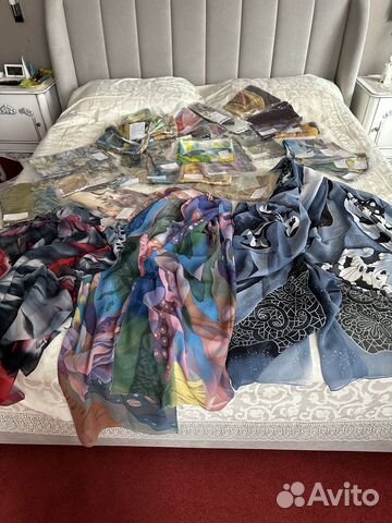 Шелковый платок батик