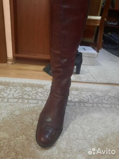 Сапоги женские натуральная кожа