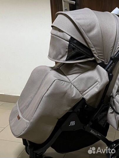 Коляска Babalo 2022 bezhevuy с сумкой