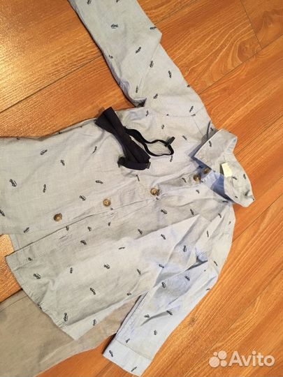 Комплект брюки рубашка бабочка