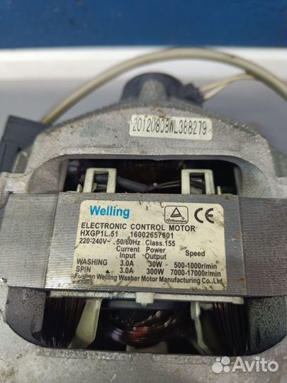 Двигатель стир.машины indesit 16002657601 hxgp1L.5