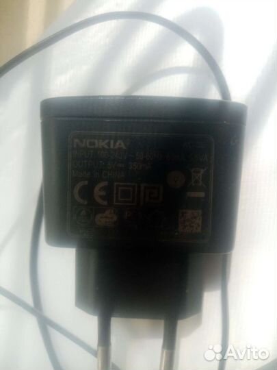 Зарядка для Nokia тонкая оригинал