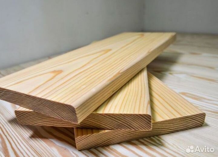 Фасадная доска из лиственницы скошенная 20х140 20