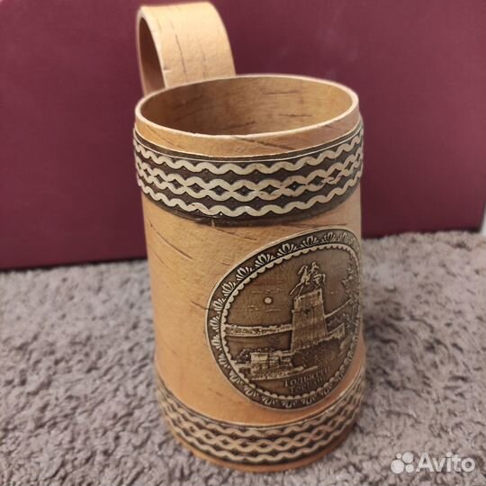 Кружка берестяная