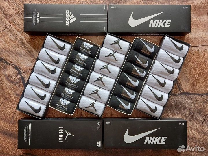 Носки Nike Reebok Lacoste Jordan