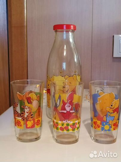 Набор стаканов с бутылкой Disney