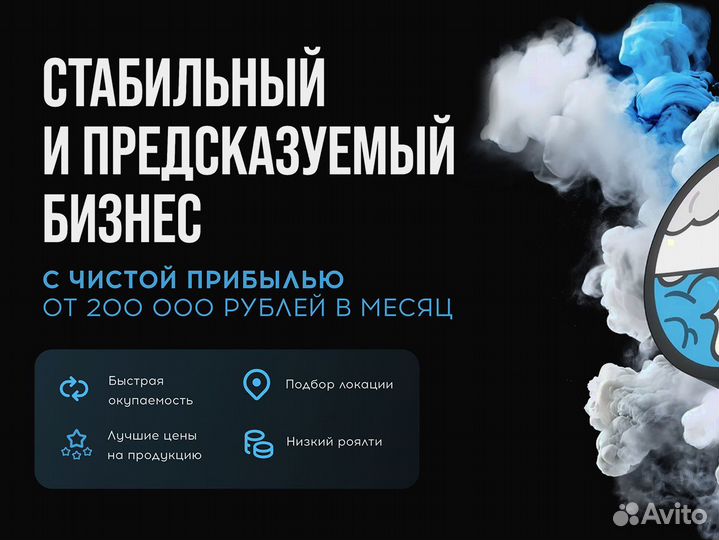 Франшиза табачного магазина, 200к в месяц