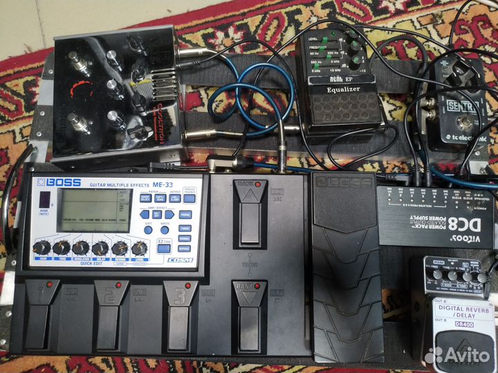 Процессор Boss ME-33, Delay/Reverb DR-400