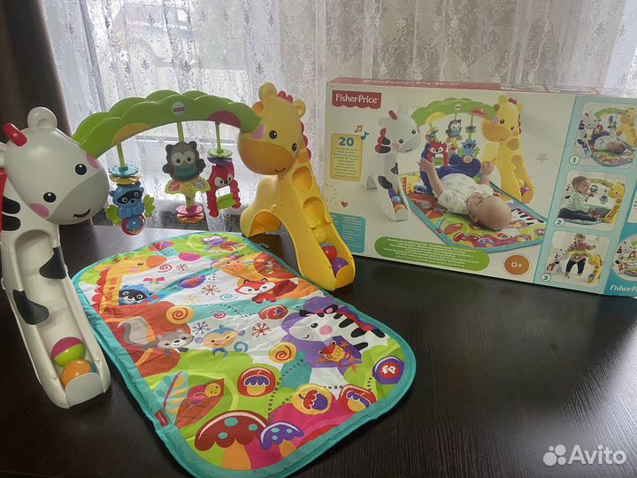 Развивающий коврик fisher price «растем вместе»