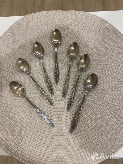 Мельхиоровые ложки чайные
