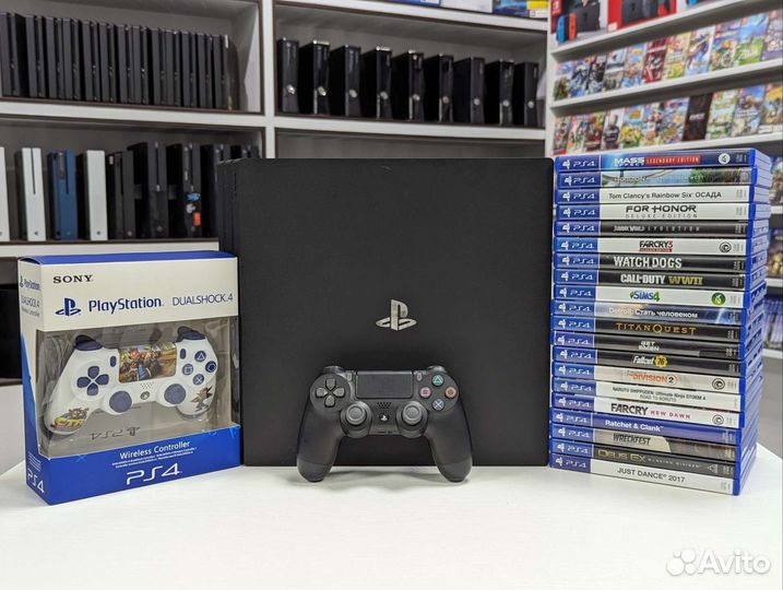 Sony PS4 Pro 2Tb с играми