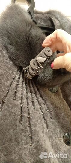 Шуба стриженный мутон 52