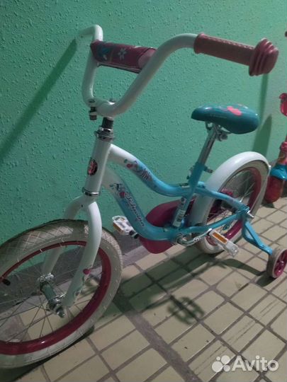 Велосипед для девочки 5-8 лет+самокат в парок