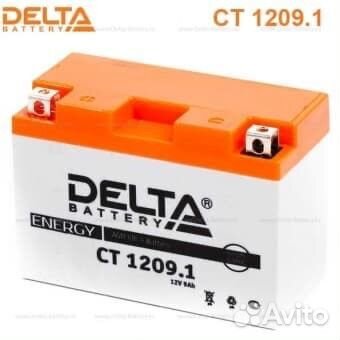 Аккумулятор дельта 12В 9Ah Delta CT 1209.1