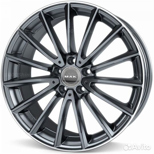 Диск 8*19 5*112 ET33 66,6 MAK Komet Gun Met-Mirror Face