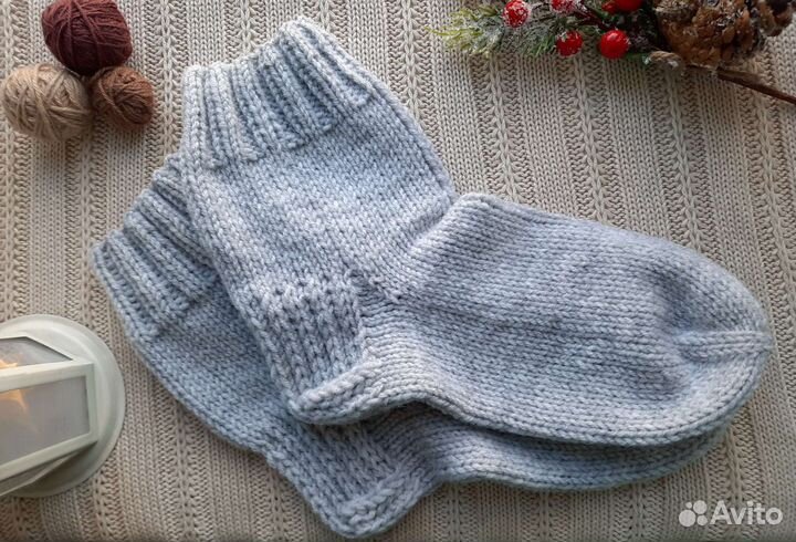 Вязаные носки