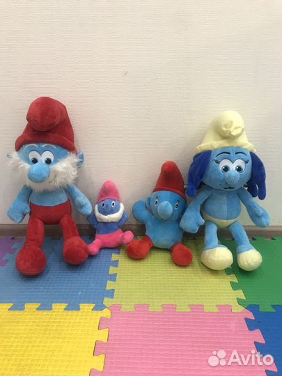 Мягкие игрушки Смурфики
