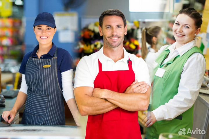 Работник торгового зала с ежедневной оплатой