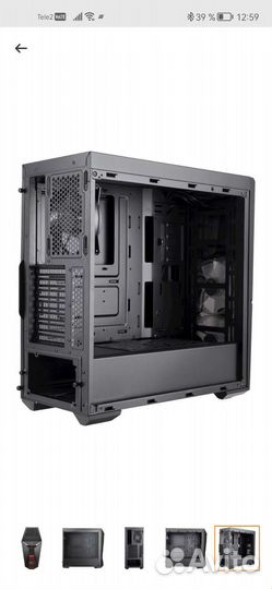 Корпус ATX Cooler Master MasterBox K500lred FAN
