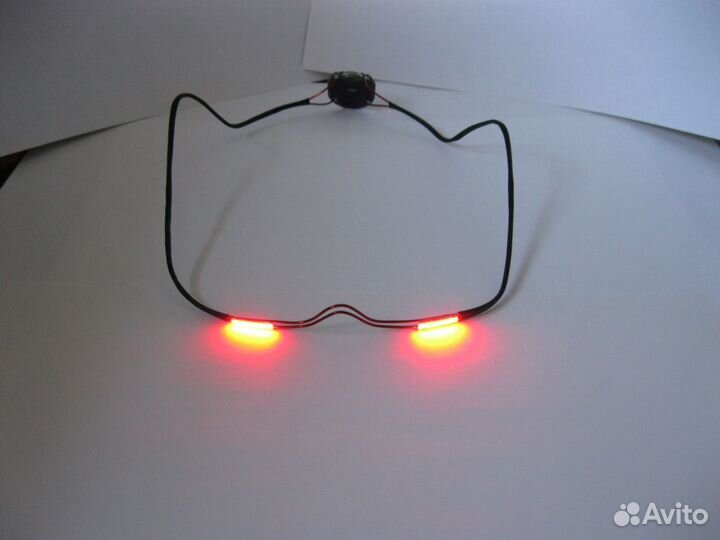 Очки подсветка (взгляд призрака, взгляд демона)