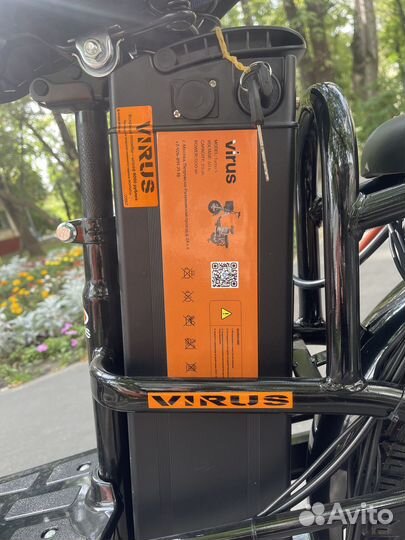 Электровелосипед 60v 20ah Монстр Virus Turbo S