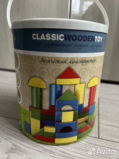 Деревянный конструктор детский