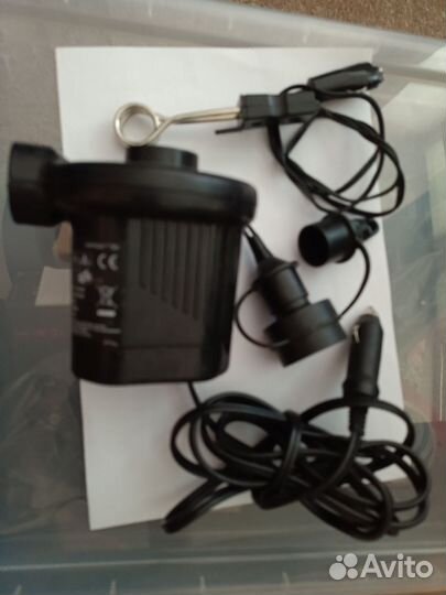 Насос электрический для матраса от прикуривателя