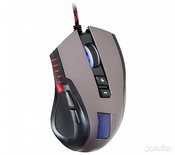 Мышь Оклик 805G V2 beowulf, черный/серебристый