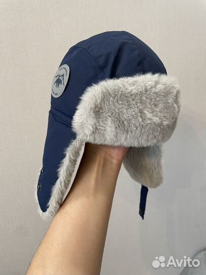 Шапка-ушанка зимняя детская 48-50