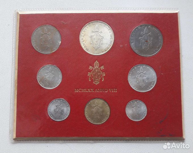 Набор монет Ватикана