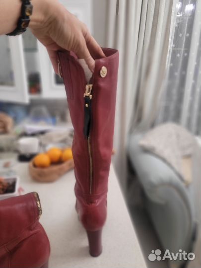 Сапоги женские натуральная кожа 39 размер, демис