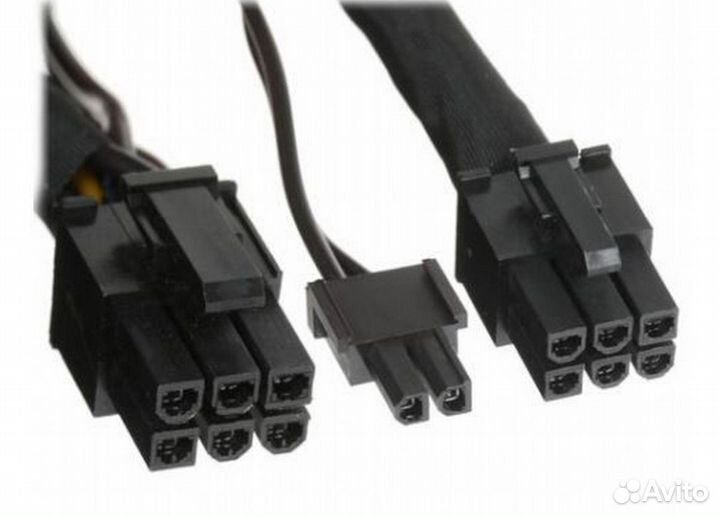Кабель питания для видеокарт, 6-pin и 6+2-pin