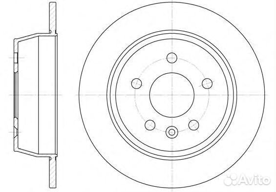 Диск тормозной передний