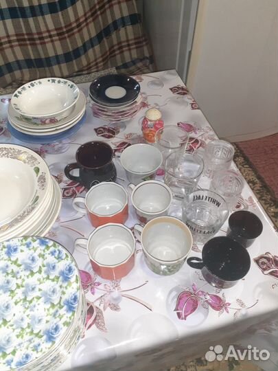 Посуда кружки,тарелки бу
