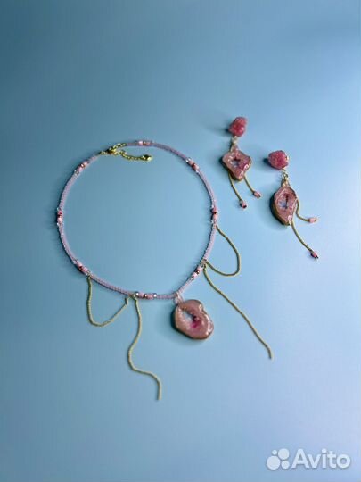 Чокер из натуральных камней