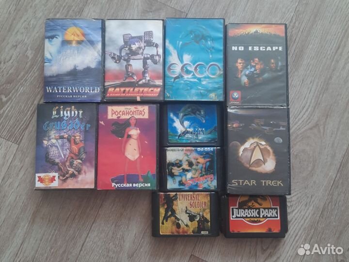 Картриджи sega