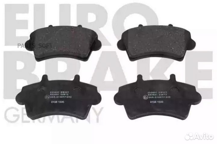 Eurobrake 5502223631 Колодки тормозные передн