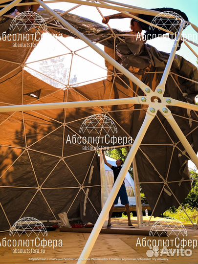 Геокупол D7 сфера для глэмпинга