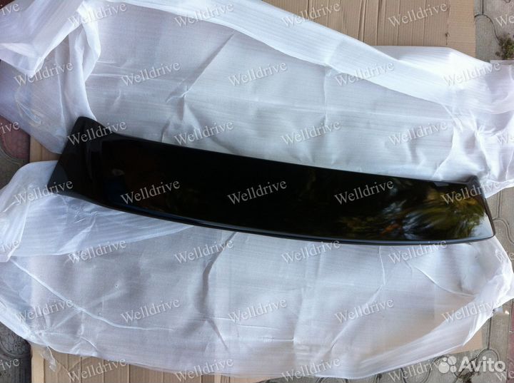 Спойлер Toyota LC Prado 120 верхний черный