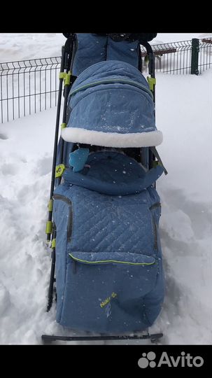 Коляска-санки 
