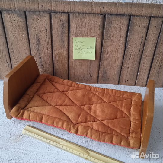Кровать-качалка СССР для куклы
