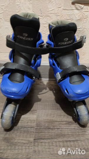 Роликовые коньки детские раздвижные