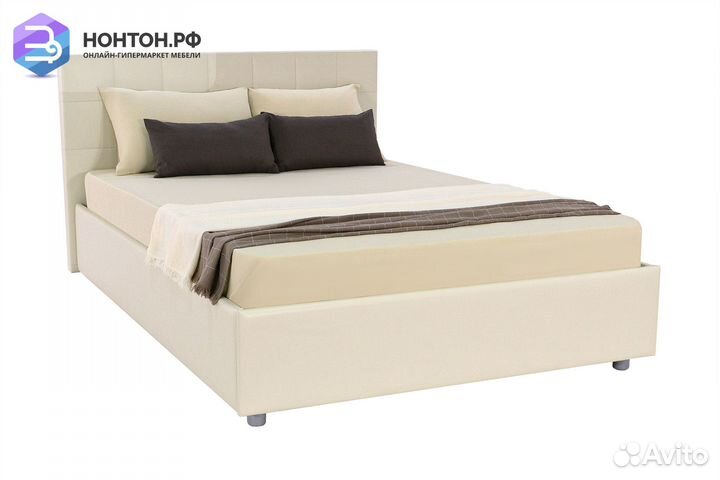 Кровать Люкс классика молочная
