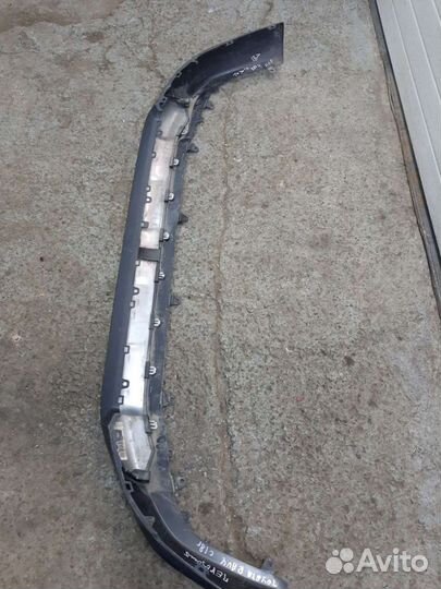 Toyota rav4 юбка переднего бампера