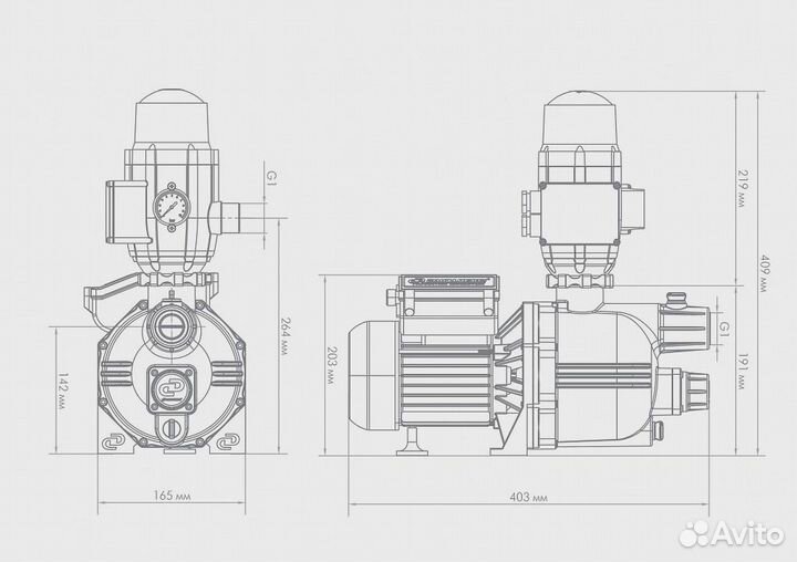 Насосная станция Джилекс «джамбо» 60/35 П-К